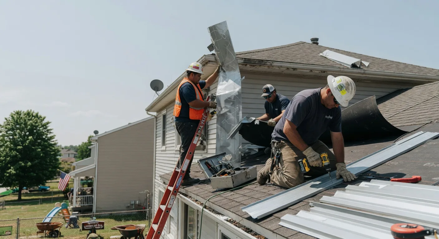 Storm Damage Metal Roof Repair in Wild Horse, CO